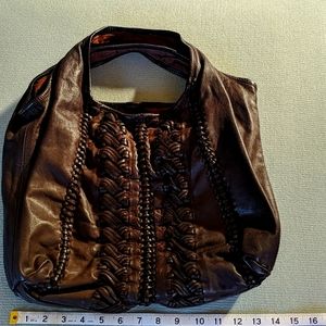 Sundance leather hobo handbag